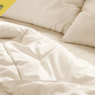 Shepherd's Dream All Seasons Wool Comforter great for a restful sleep.