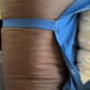 Travel Pad with cover in brown