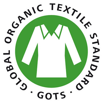 Certified organic. GOTS - Global Organic Textile Standard