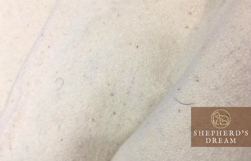 guard hairs and kemp fibers