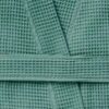Organic Cotton Waffle Knit Robe Spruce Green