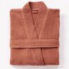 Organic Cotton Waffle Knit Robe