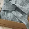 Organic Cotton Waffle Knit Robe