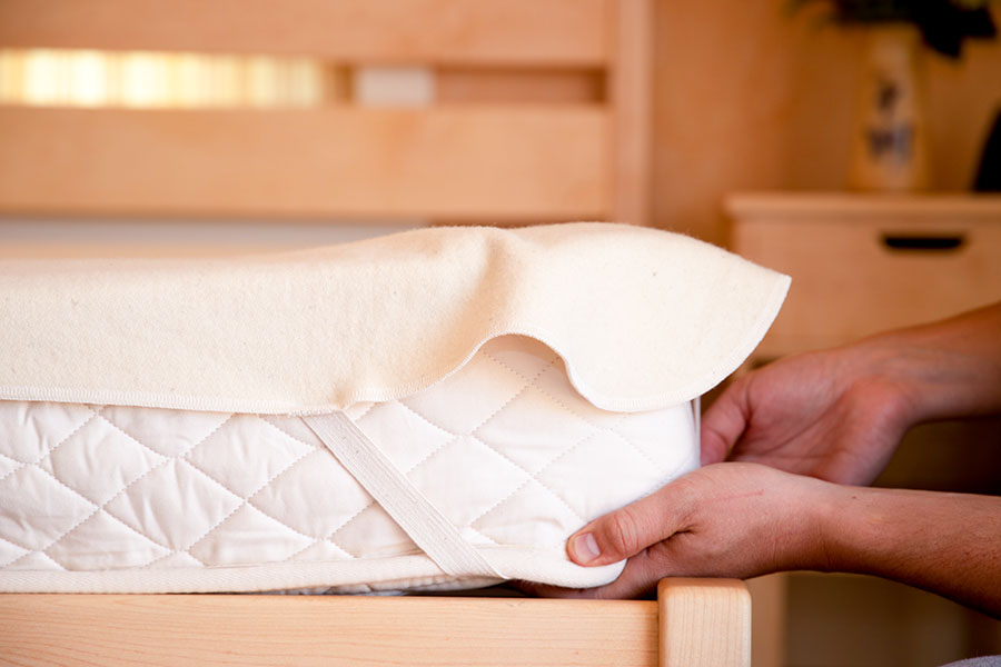 single wool mattress protector