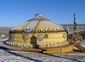 Mongolian yurt and uses of wool