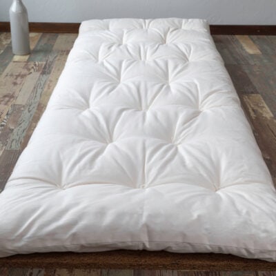 Wool Travel Sleeping Pad on Floor