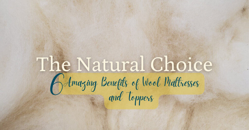 The Natural Choice 6 Amazing Benefits of Wool Mattresses and Toppers