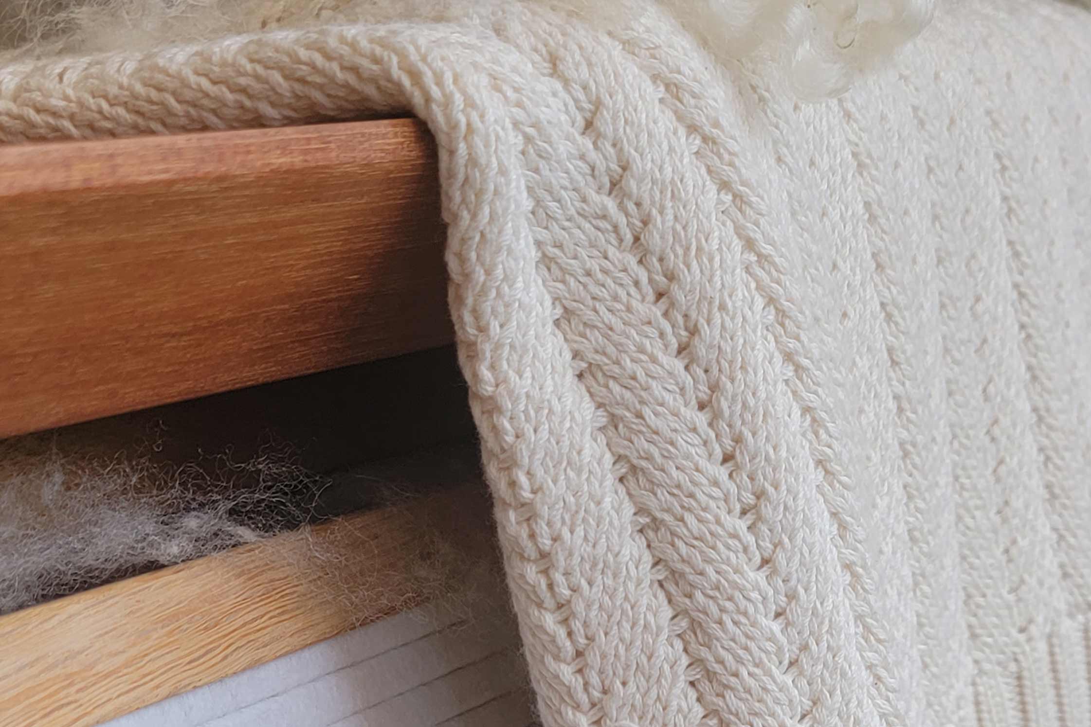 Casa Loma Organic Knit Throw - Shepherd's Dream