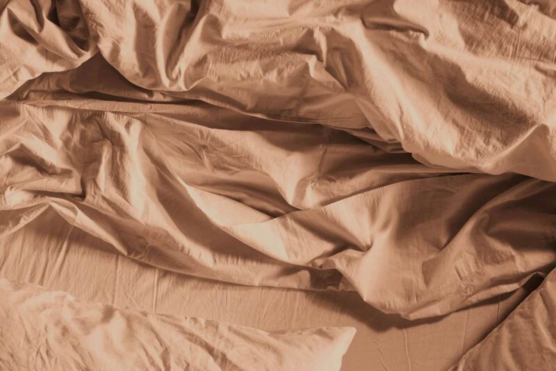 Organic Cotton Percale sheets Ginger