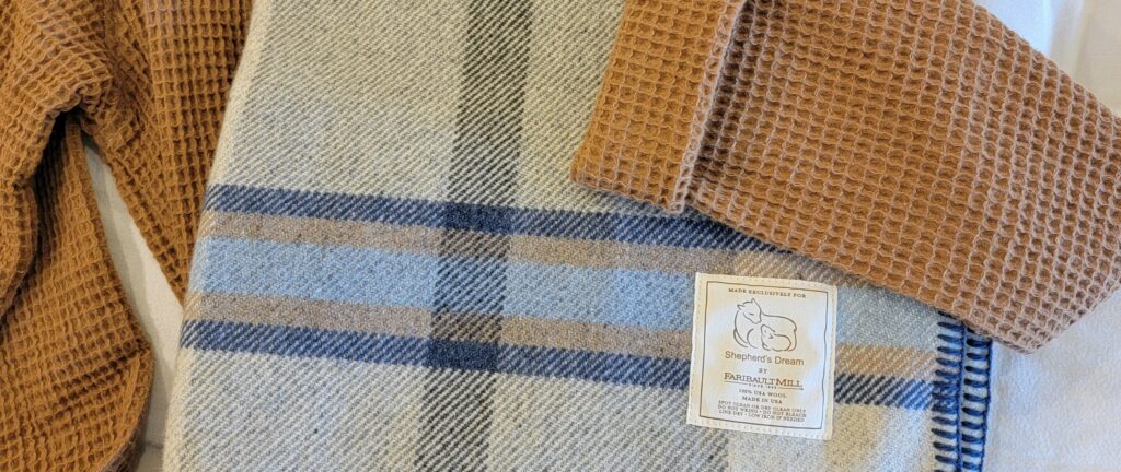 Product Debut! The Cabin Merino Wool Throw 1