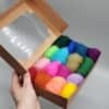 Large Felting Wool Color Box by Wooliza