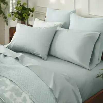 Coyuchi Refined Organic Percale Sheet Set
