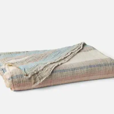Coyuchi Topanga Organic Matelasse Coverlet