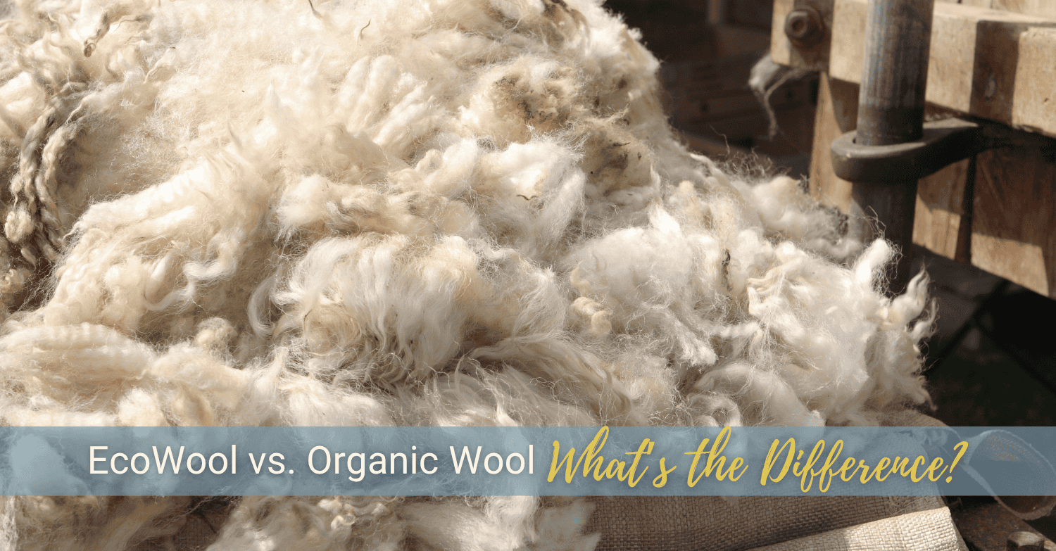Discover the difference between EcoWool and organic wool and which option is right for you.